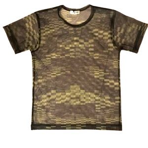 Comme des garcons mesh shirt